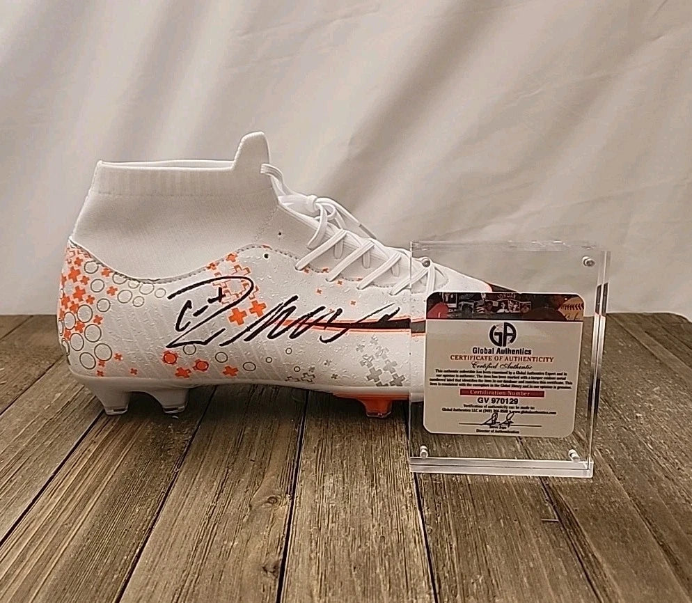 Cristiano Ronaldo Signed Nike Cleat w/ COA – Soccer Shoe Football CR7 Al-Nassr