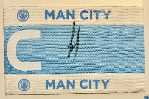 Kevin De Bruyne Signed Manchester City Captain's Armband – BAS Beckett Witnessed