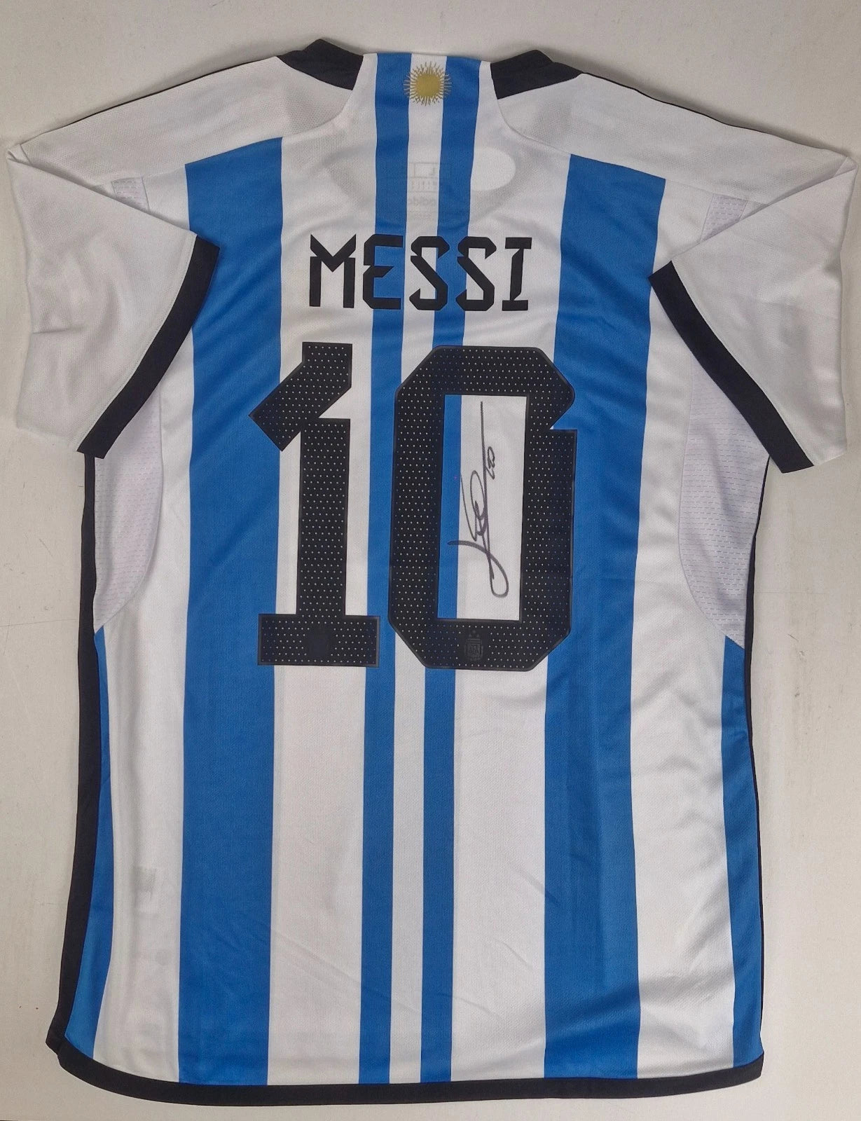 Lionel Messi (10) Argentina Qatar FIFA 2022 Hand-Signed w/ COA