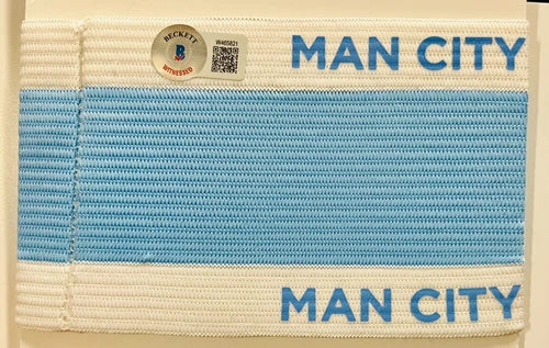Kevin De Bruyne Signed Manchester City Captain's Armband – BAS Beckett Witnessed