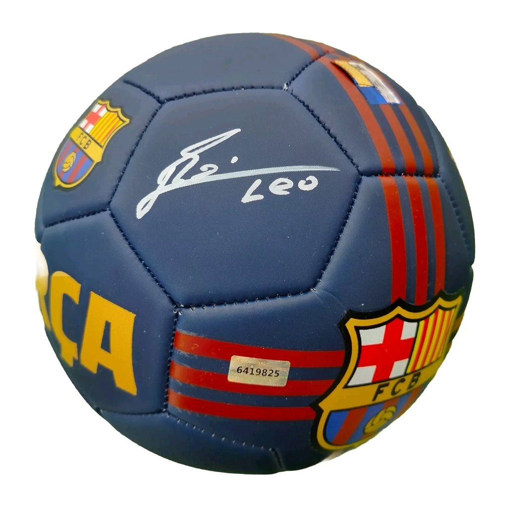 Lionel Messi Signed Autographed FC Barcelona Soccer Ball Official With COA