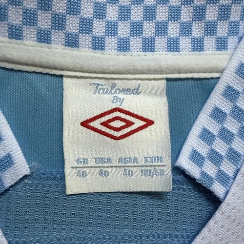 Autographed Sergio “Kun” Aguero Manchester City Blue Umbro #16 Jersey – Beckett COA