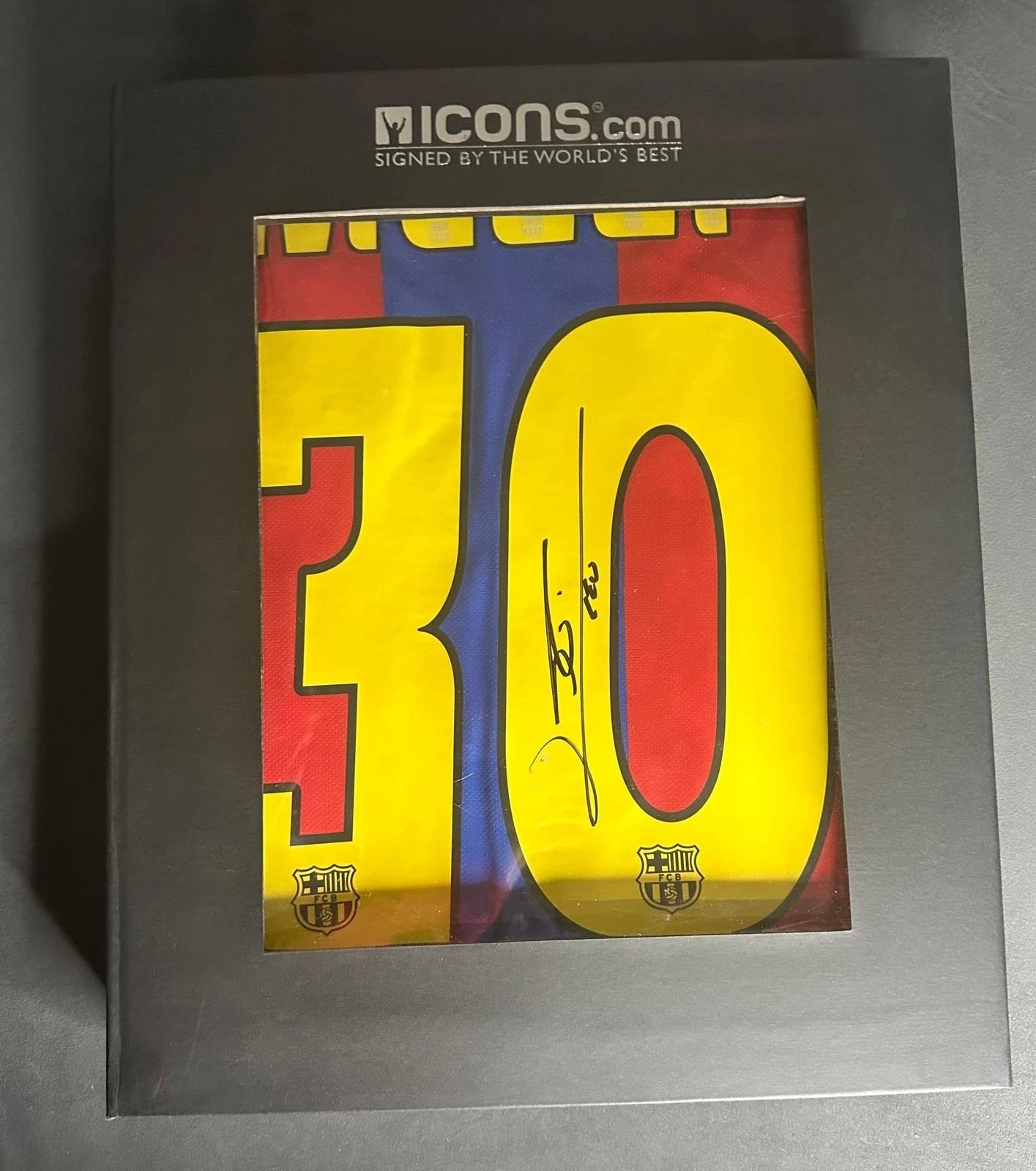 LIONEL MESSI Back Signed FC Barcelona Jersey Authenticated