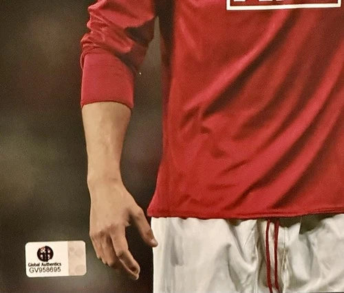 Cristiano Ronaldo CR7 Manchester Autographed 8x10 Photo w/ COA