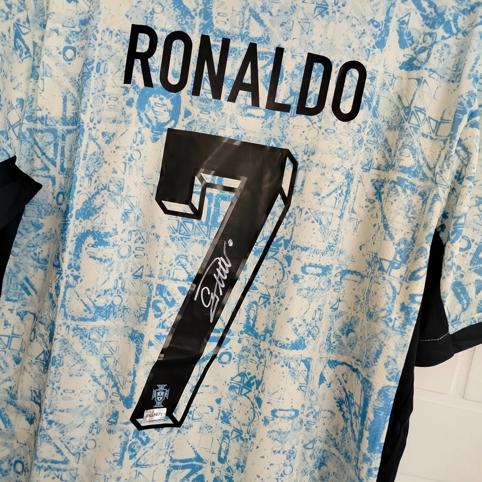 Cristiano Ronaldo CR7 Hand Signed 2024/25 Portugal Soccer Jersey With COA