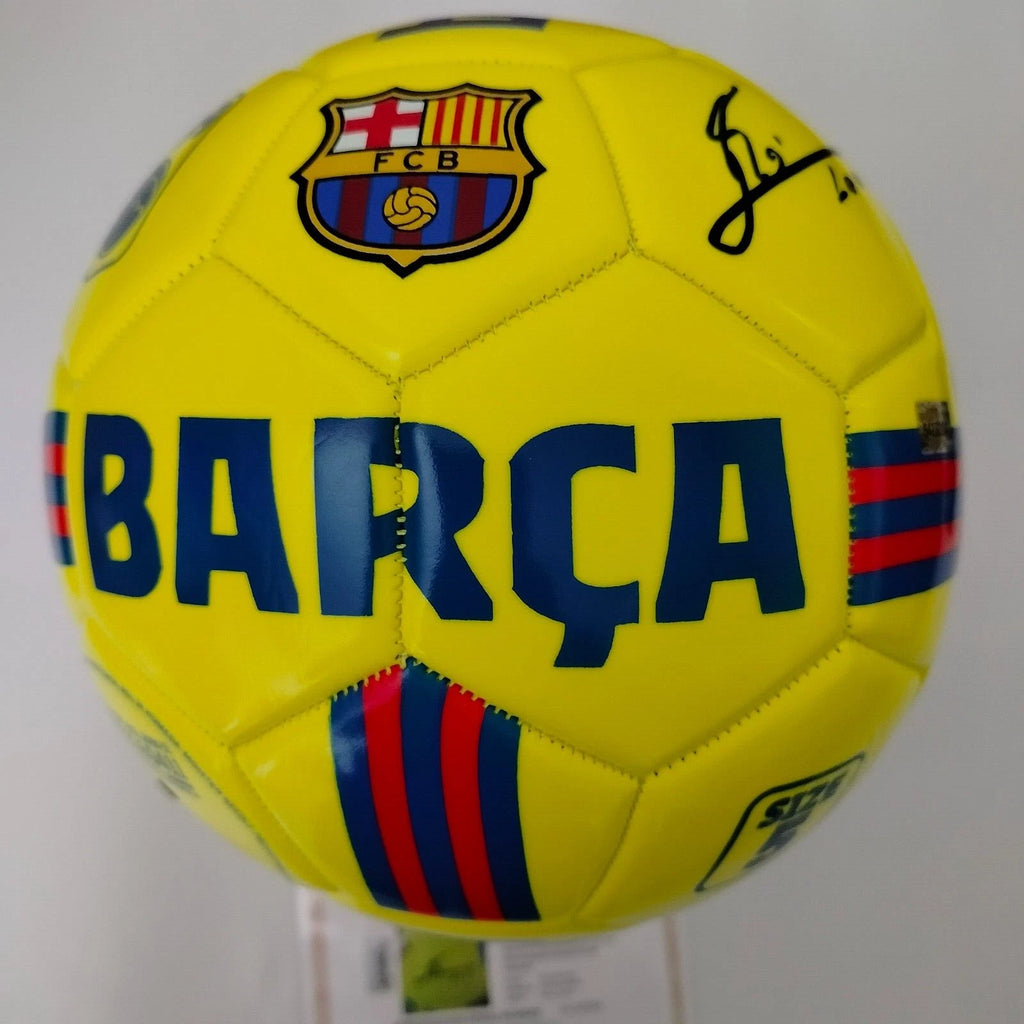 Lionel Messi Signed Autographed FC Barcelona Soccer Ball Official With COA
