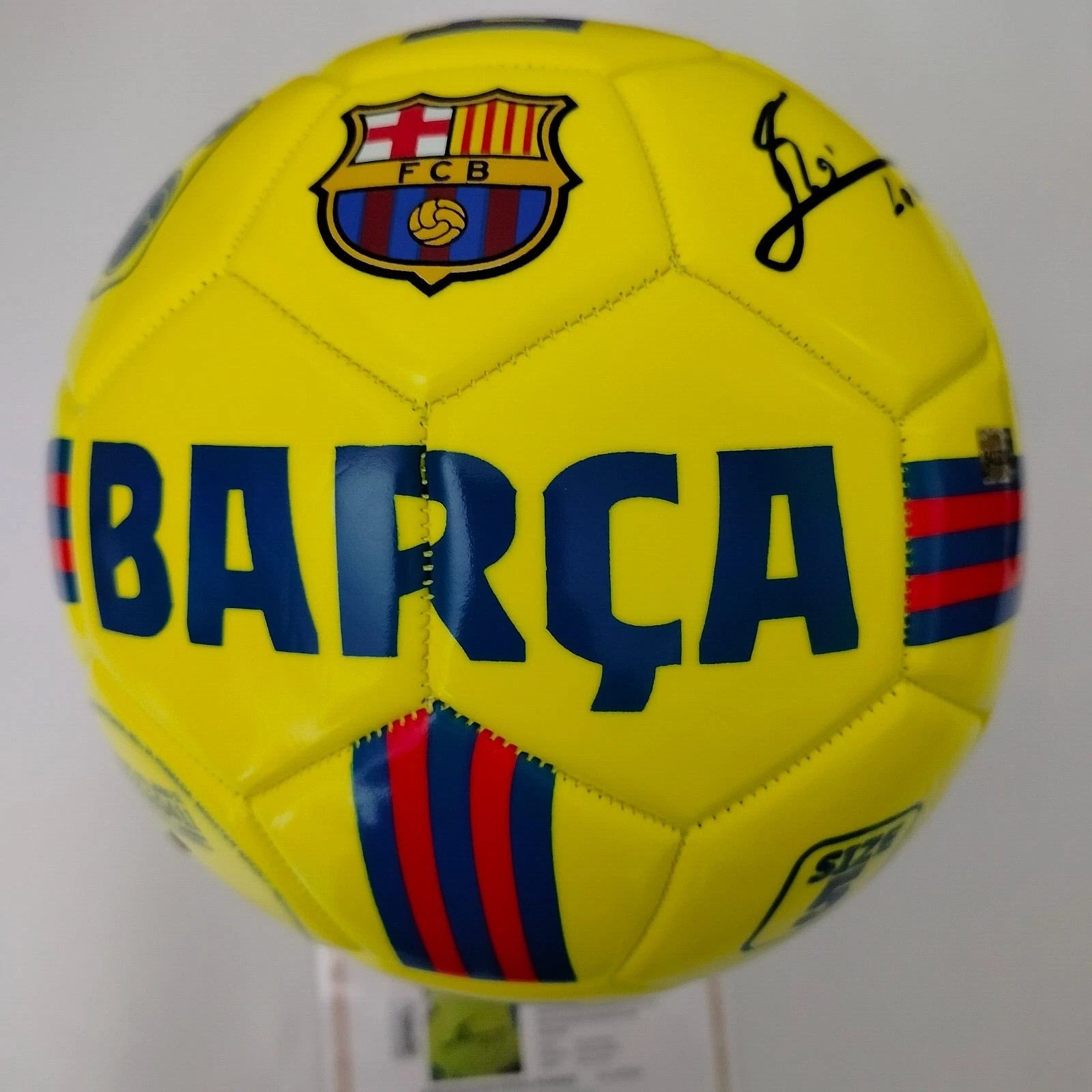 Lionel Messi Signed Autographed FC Barcelona Soccer Ball Official With COA