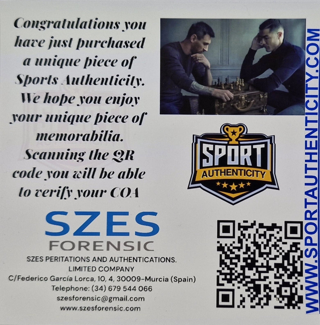 Lionel Messi (10) Argentina Qatar FIFA 2022 Hand-Signed w/ COA