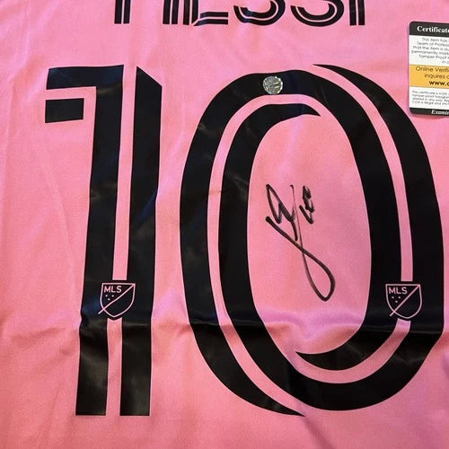 Signed Lionel Messi Inter Miami Autographed Jersey w/COA