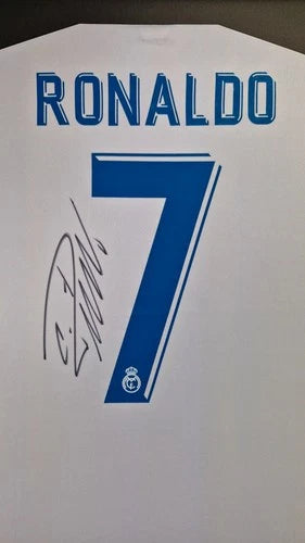 Cristiano Ronaldo Framed Shirt 2017-2018 Hand-Signed