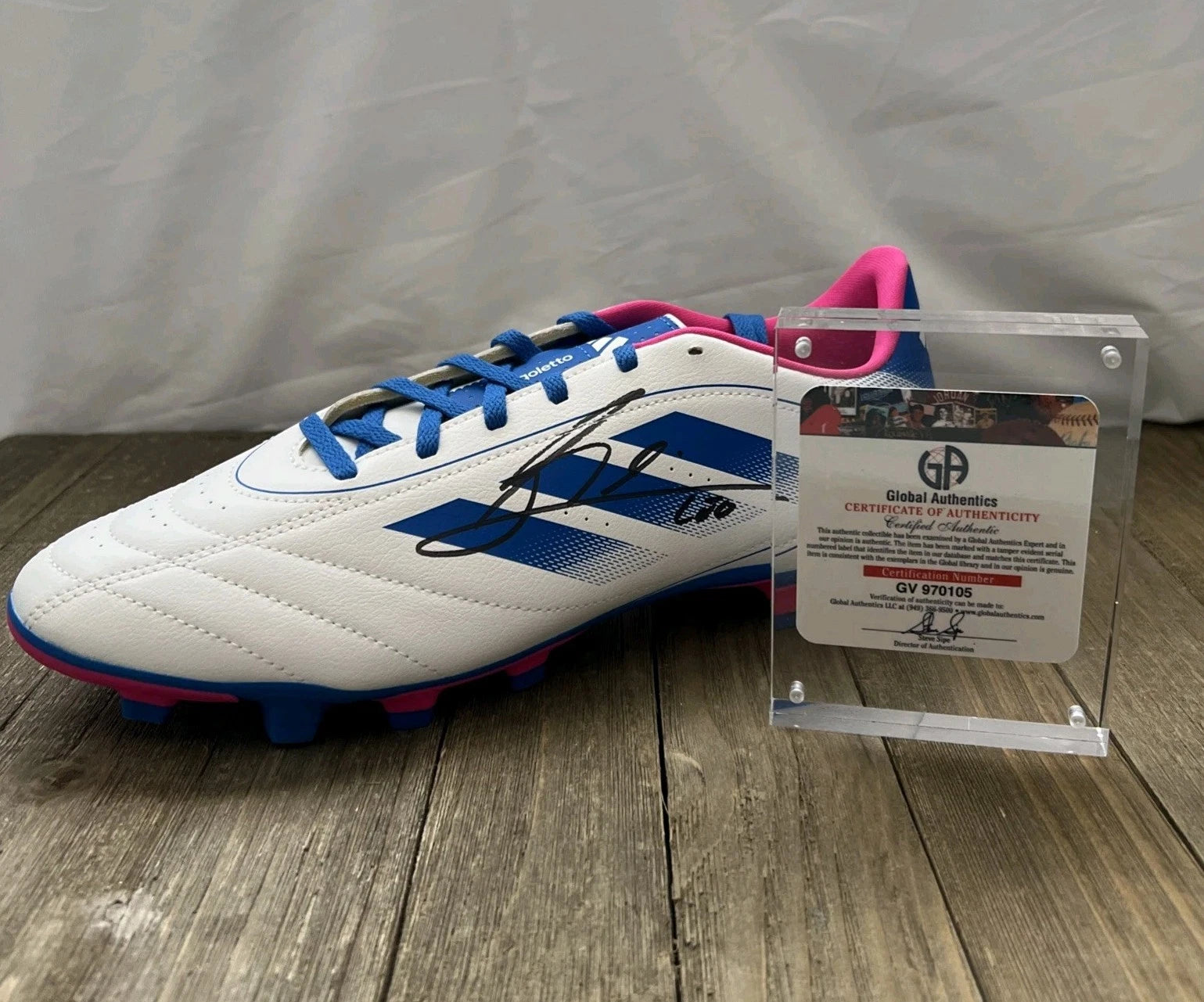 LIONEL LEO MESSI Signed Adidas Soccer Cleat w/ COA – COPA Miami Argentina Shoe Boot