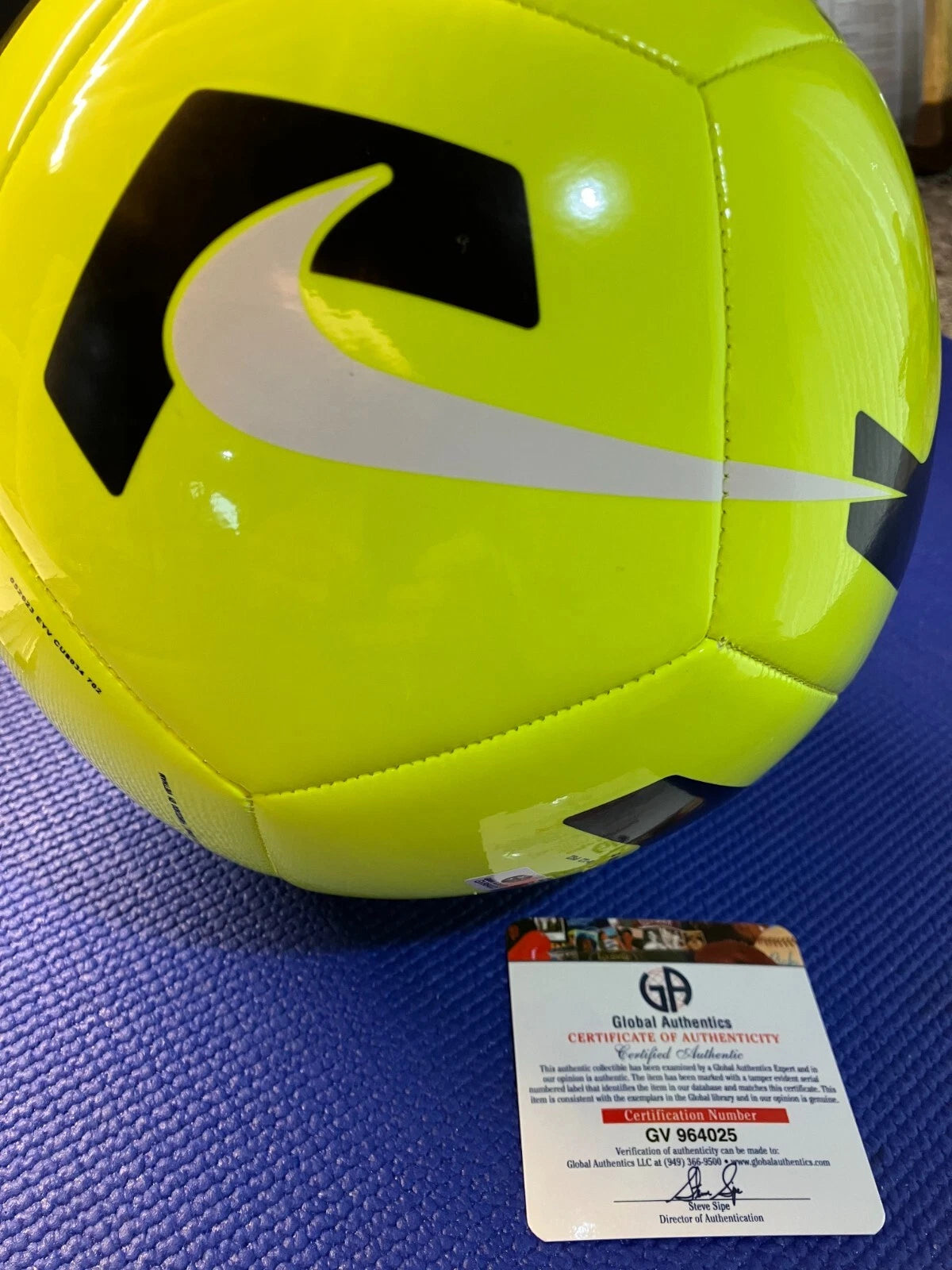 Cristiano Ronaldo Signed Autographed Nike Full Size Soccer Ball