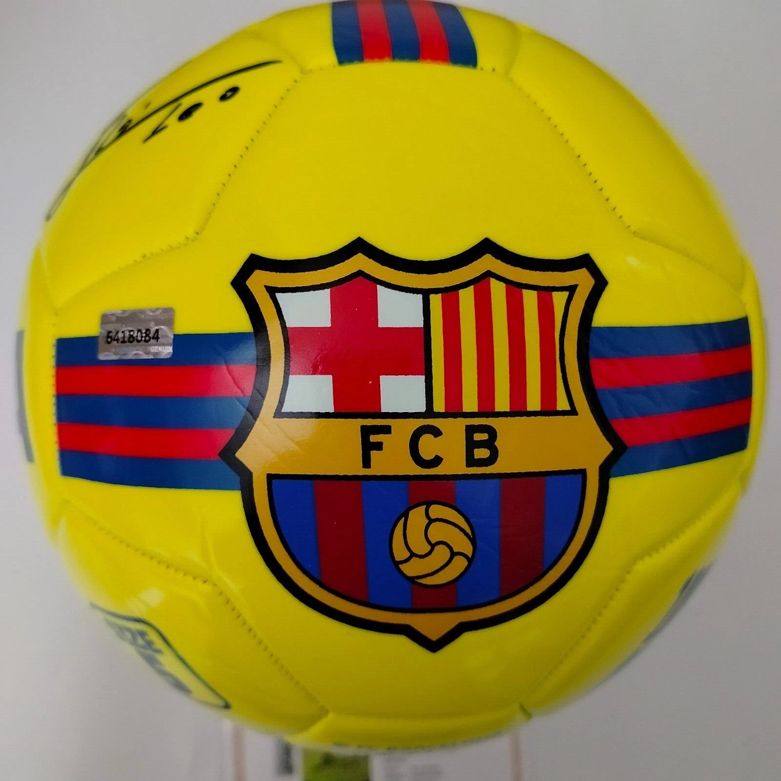 Lionel Messi Signed Autographed FC Barcelona Soccer Ball Official With COA