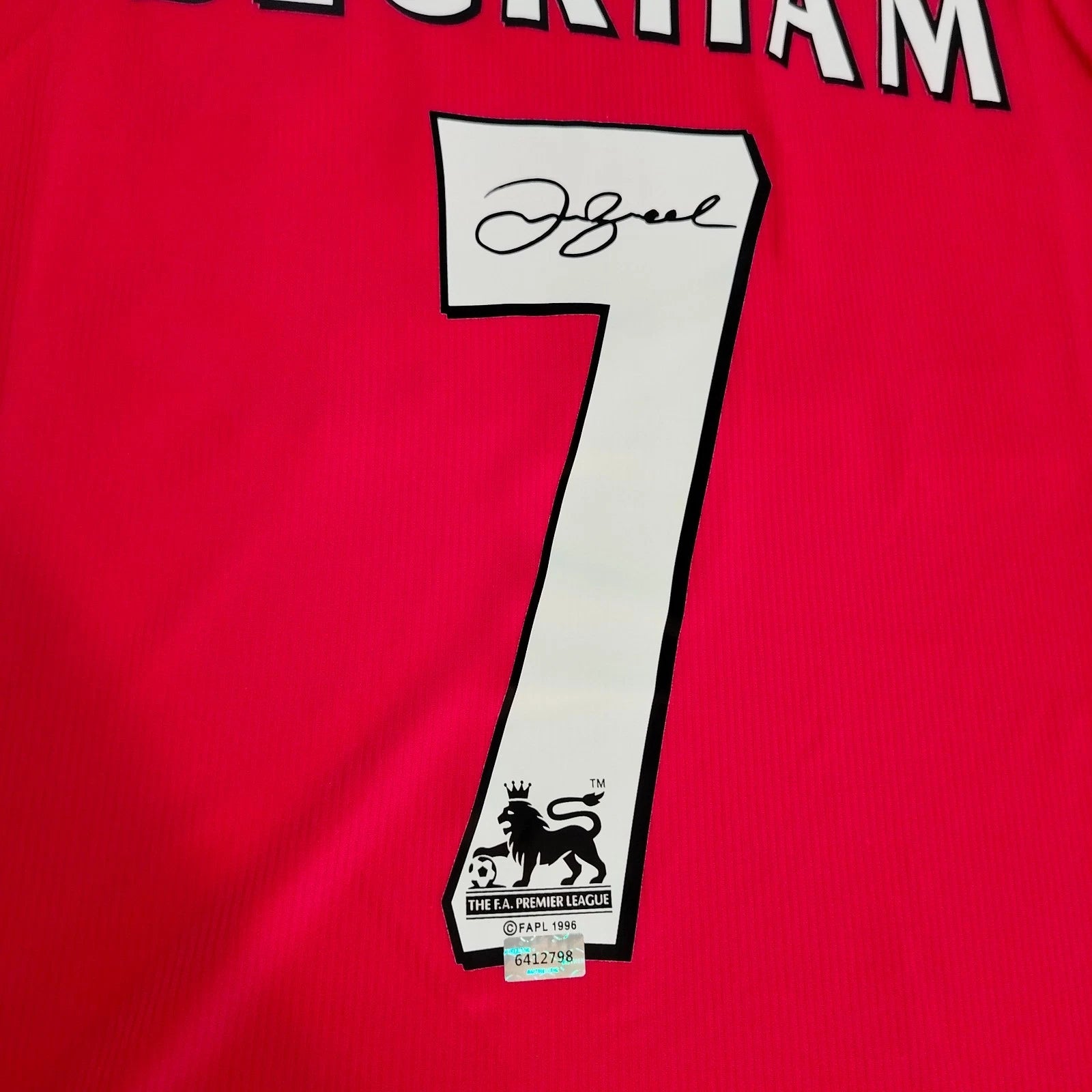 David Beckham Signed Manchester United 2014/15 Jersey