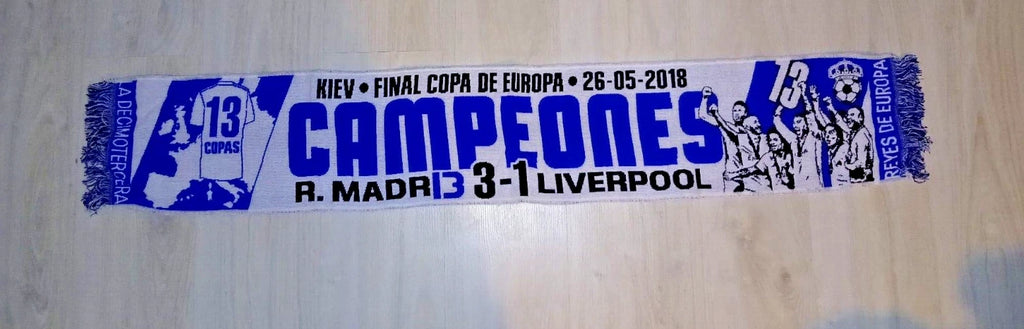 Scarf Real Madrid Champions League 13 Campeones