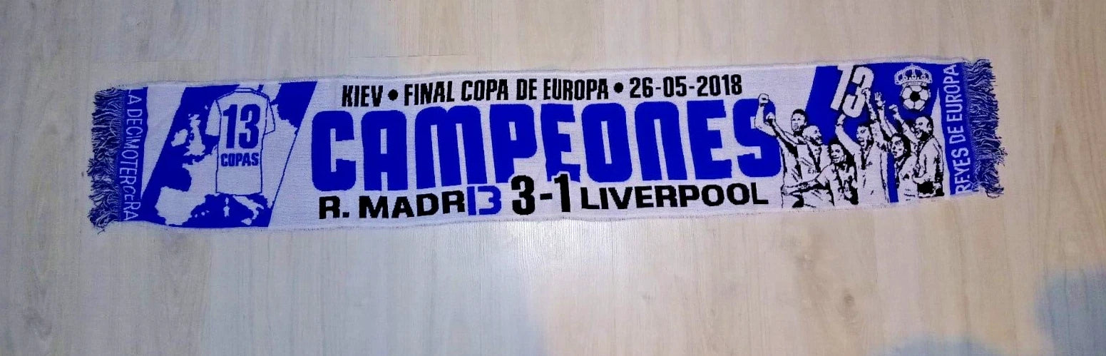 Scarf Real Madrid Champions League 13 Campeones