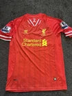 Luis Suarez Hand Signed Liverpool Beckett Witnessed Shirt