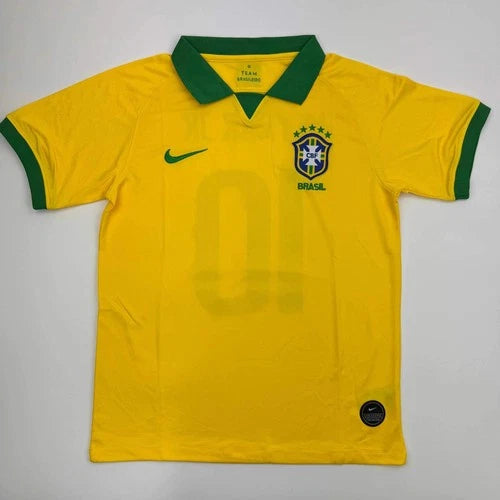 Autographed/Signed Neymar Jr. Brazil Soccer Futbol Jersey Beckett BAS