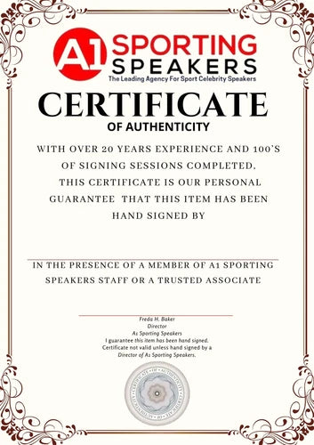 Framed Thierry Henry Hand Signed Arsenal Football Shirt w/ COA