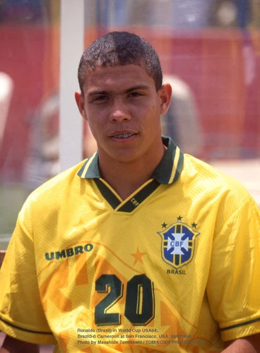 Luis Ronaldo Nazario Signed World Cup Brazil 1994 Rookie Jersey