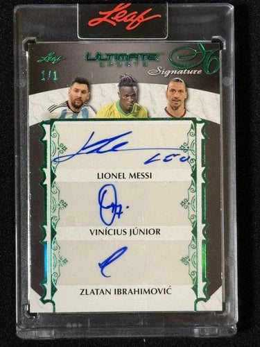 Leo Messi Vinicius Zlatan Rooney Lewandowski Leaf Ultimate 6 Autos True 11