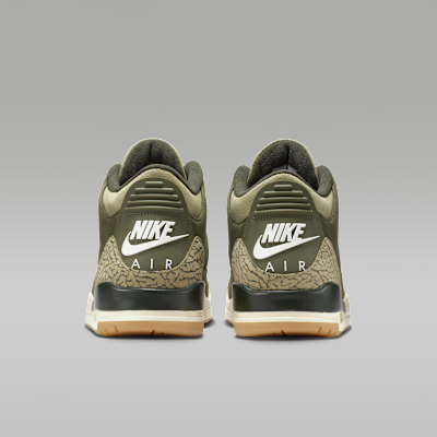 Nike Air Jordan 3 Shoes Olive Green