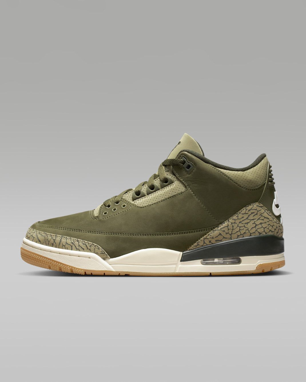 Nike Air Jordan 3 Shoes Olive Green