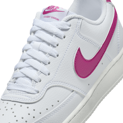 Nike Court Vision Low Next Nature White Pink