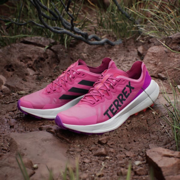 Adidas Terrex Agravic Speed Trail Running Shoes Pink