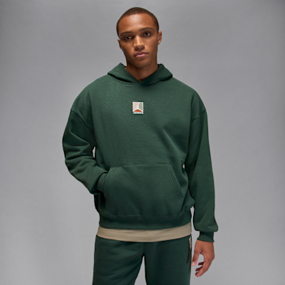 Nike Graphic Pullover Hoodie Green