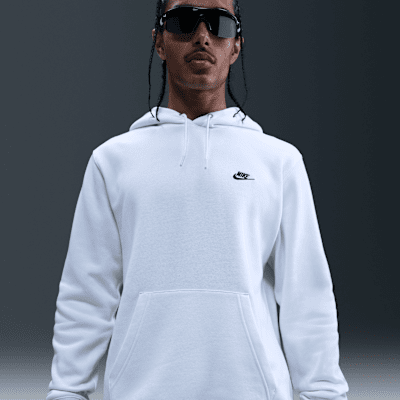 Nike Pullover Fleece Hoodie White