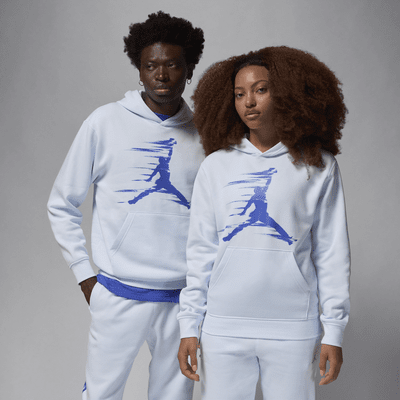 Fleece Pullover Hoodie Jordan Mvp Blue