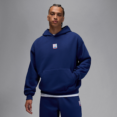 Nike Graphic Pullover Hoodie Blue