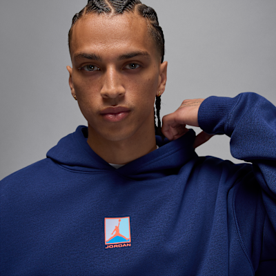 Nike Graphic Pullover Hoodie Blue