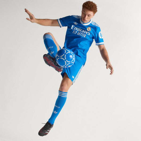 16 Real Madrid 2526 Third Authentic Jersey Blue