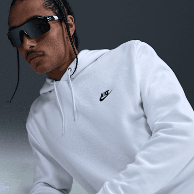 Nike Pullover Fleece Hoodie White