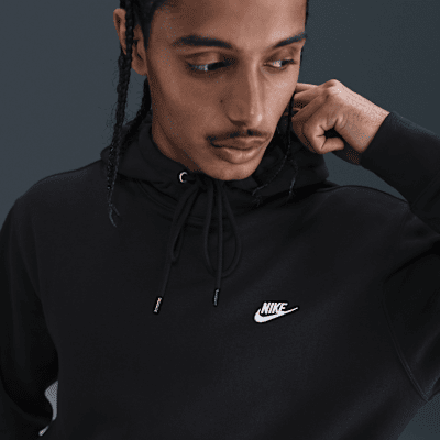Nike Pullover Fleece Hoodie Black