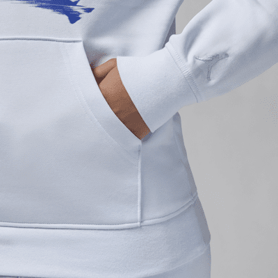 Fleece Pullover Hoodie Jordan Mvp Blue