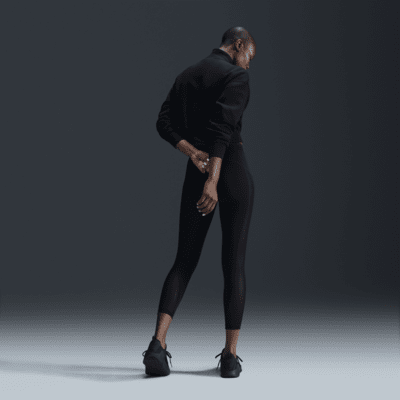 Women's 14-Zip Cropped Sweatshirt Black