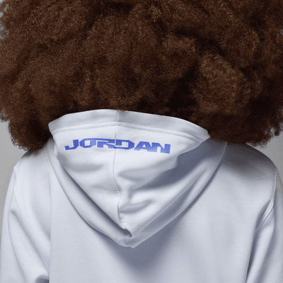 Fleece Pullover Hoodie Jordan Mvp Blue