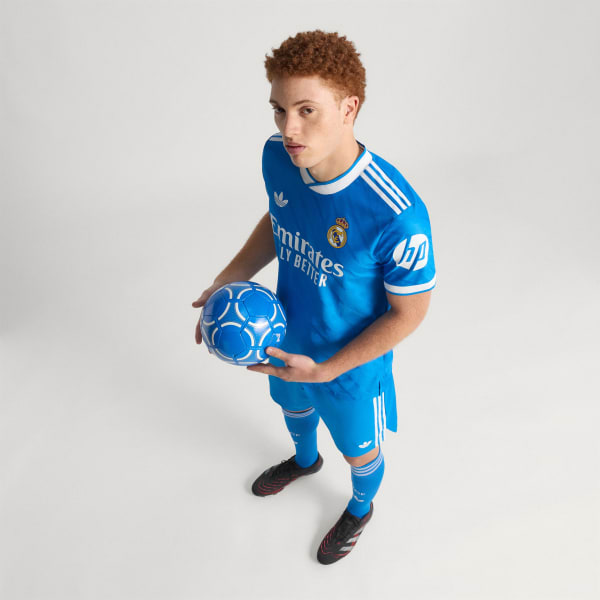 16 Real Madrid 2526 Third Authentic Jersey Blue