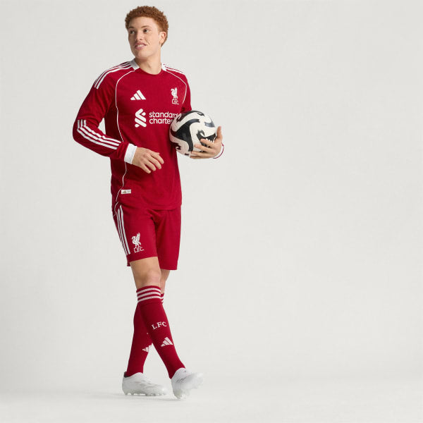 Liverpool FC 25/26 Long Sleeve Home Authentic Jersey