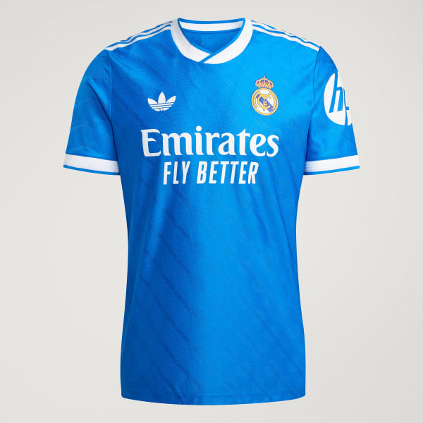 16 Real Madrid 2526 Third Authentic Jersey Blue