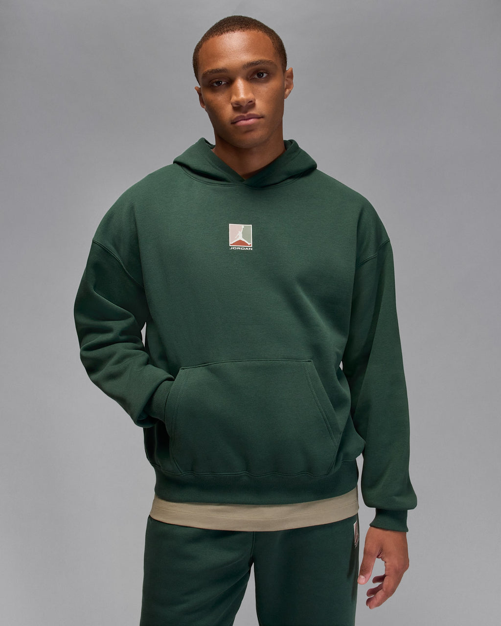 Nike Graphic Pullover Hoodie Green