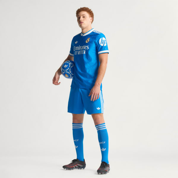 16 Real Madrid 2526 Third Authentic Jersey Blue