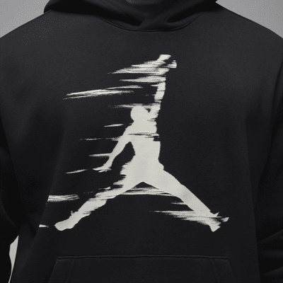 Fleece Pullover Hoodie Jordan Mvp Black