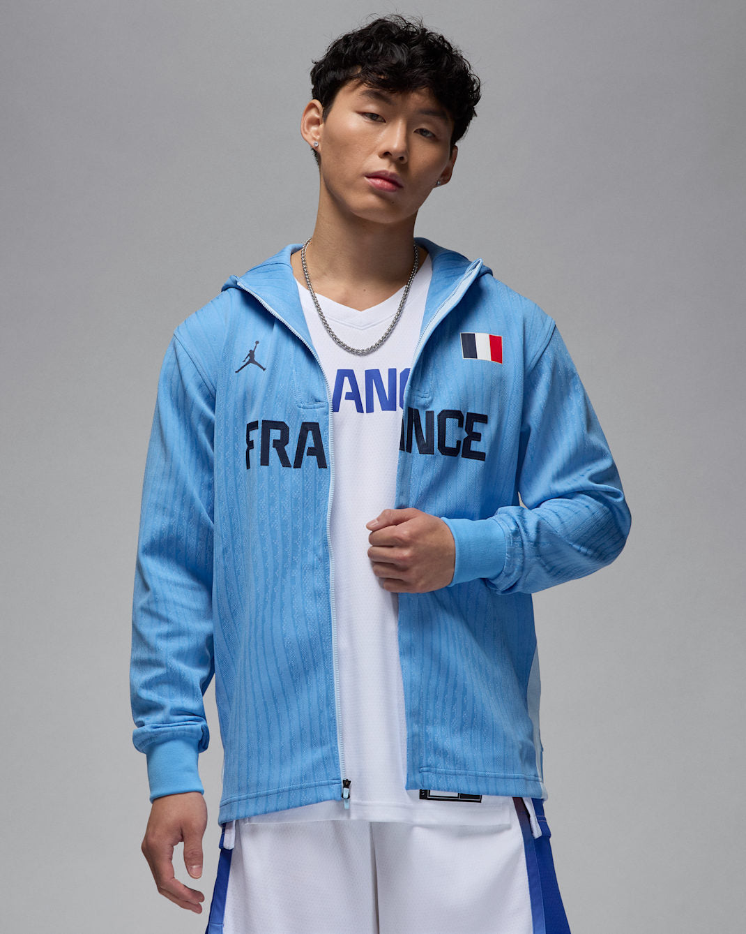 France Men's Jordan Dri-FIT ADV Basketball Game Jacket